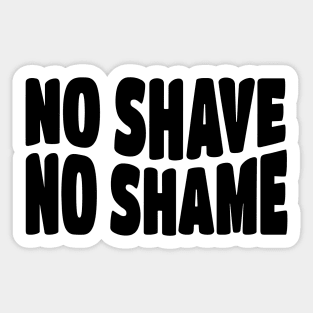 No Shave No Shame Sticker
